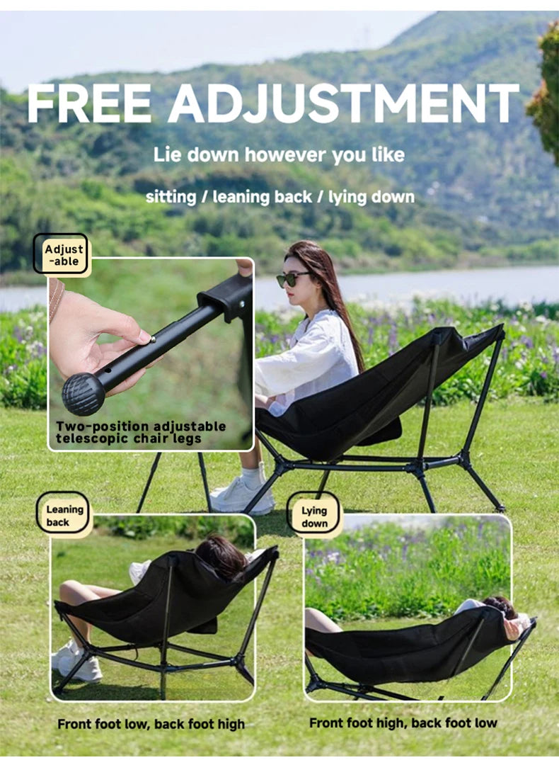 Folding Lounger Chair for Camping, Beach, Home and Travel