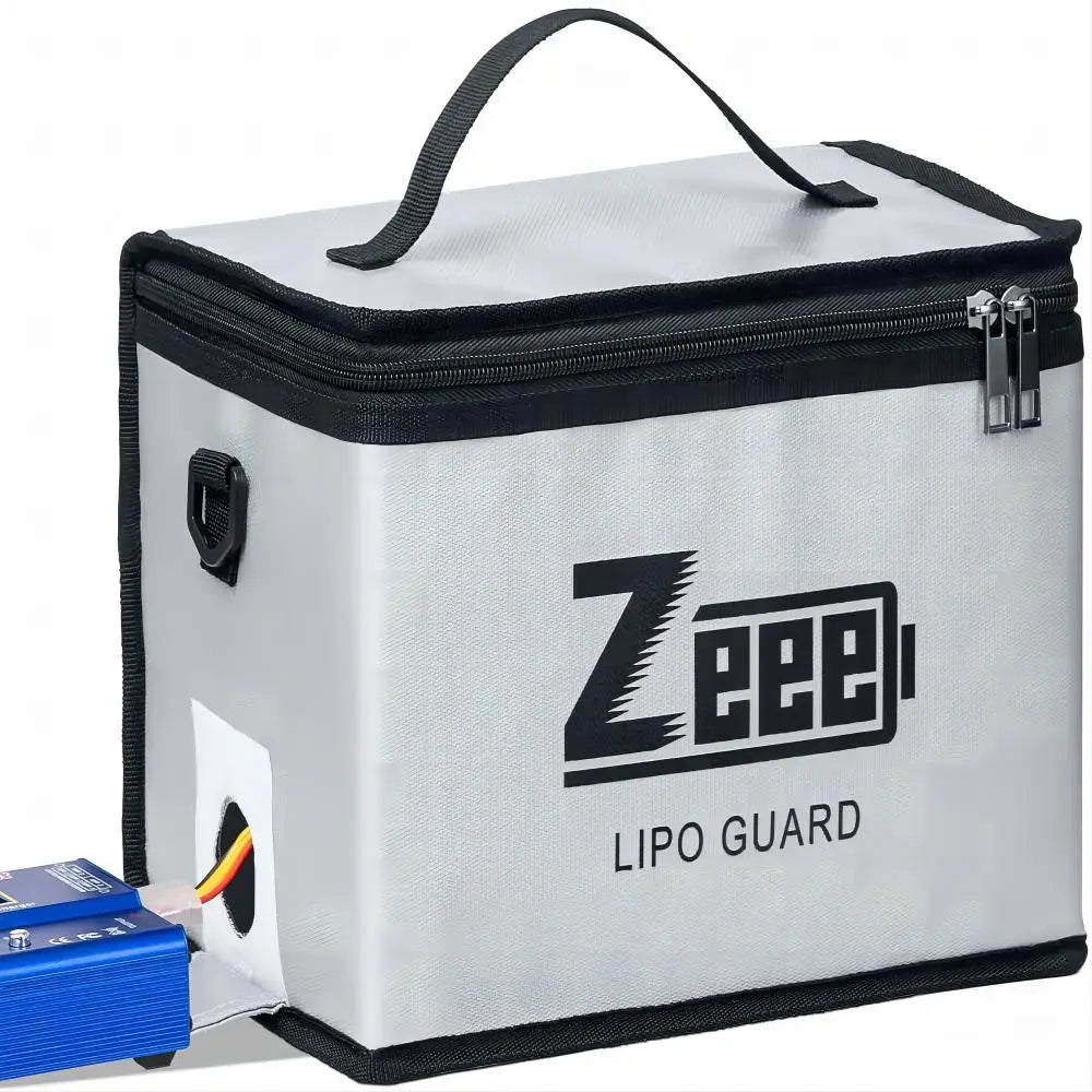 Zeee Lipo Safety Bag Tűzálló Állítható 10‑Cellás Akkumulátor Tároló Tok