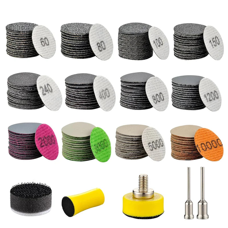 25 mm Wet and Dry Sanding Disc Kit