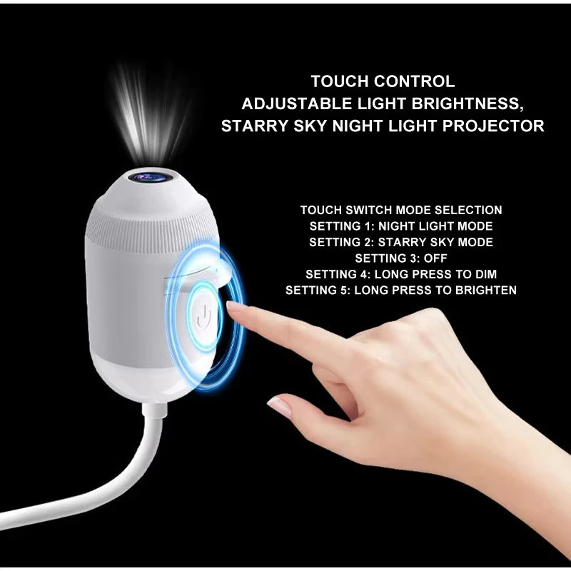 USB Stjernehimmel Projektor Natlys