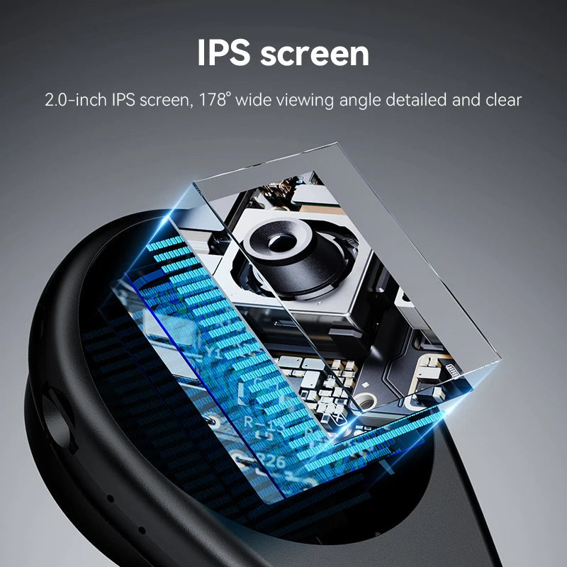 2.0inch 500X Digital Microscope 1080P Video Coin Microscopio with Magnifying Glass Wiht 8Leds for Electronics Repair Windows/Mac