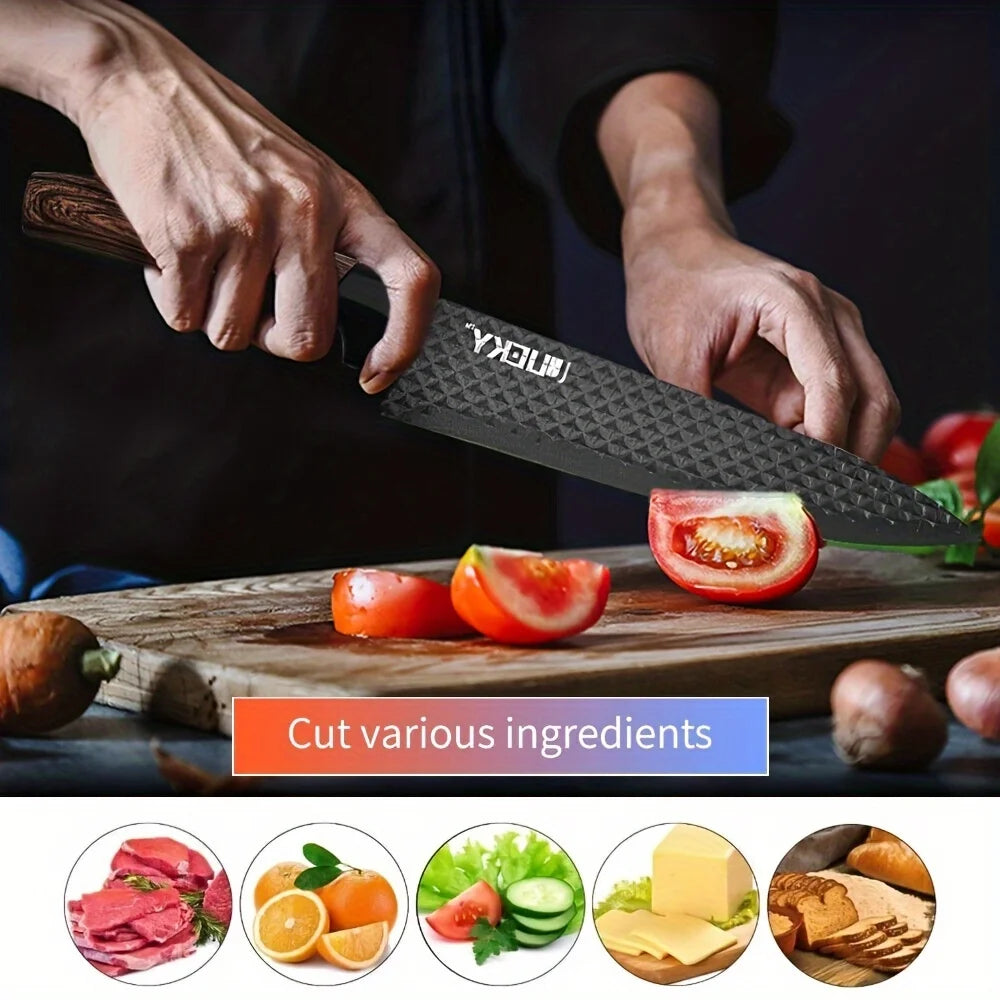 6-Piece Stainless Steel Kitchen Knife Set with Gift Box
