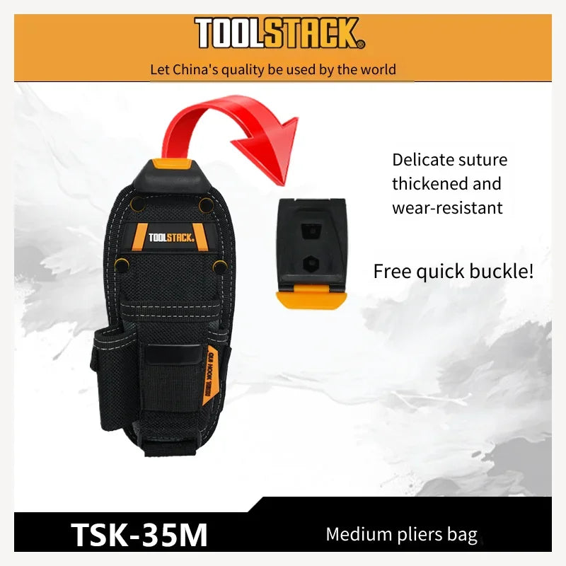 TOOLSTACK-Zangent Werkzeugtasche mit Schnellhaken