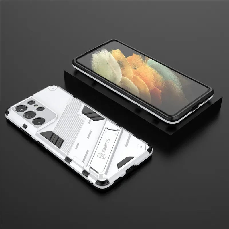 Capa de Telefone com Suporte de Anel para Modelos Selecionados do Samsung Galaxy