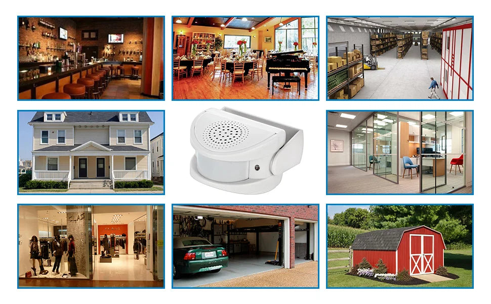 PIR Motion Sensor Welcome Chime Alarm for Shop and Home