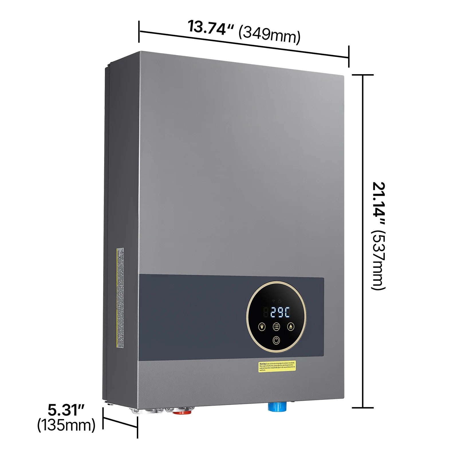 Tankless Electric Water Heater 27/36kW Instant Under Sink System