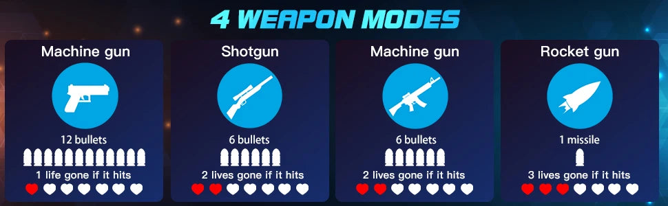 VATOS Mini Laser Tag Guns Set for Kids with Badges