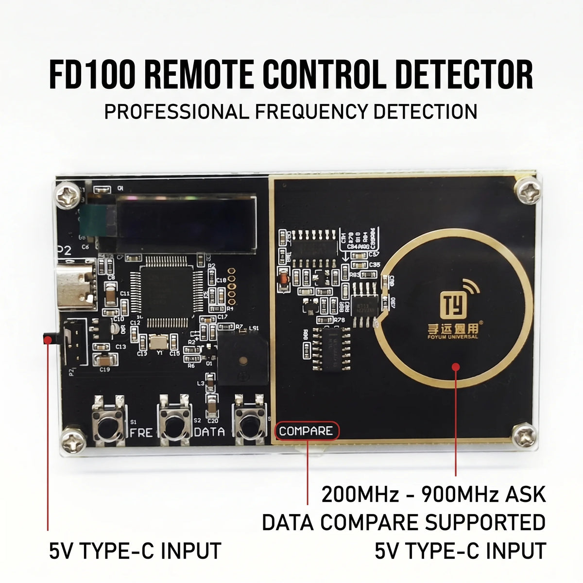 FD100 Fernbedienung Frequenztester