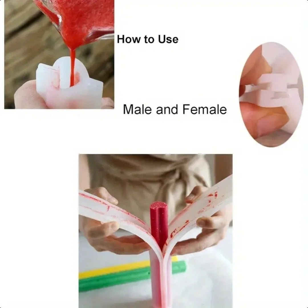 Silicone Tube Soap Mould — Shape Options