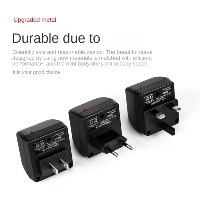AC to 12 V Car-Socket Adapter, 500 mA