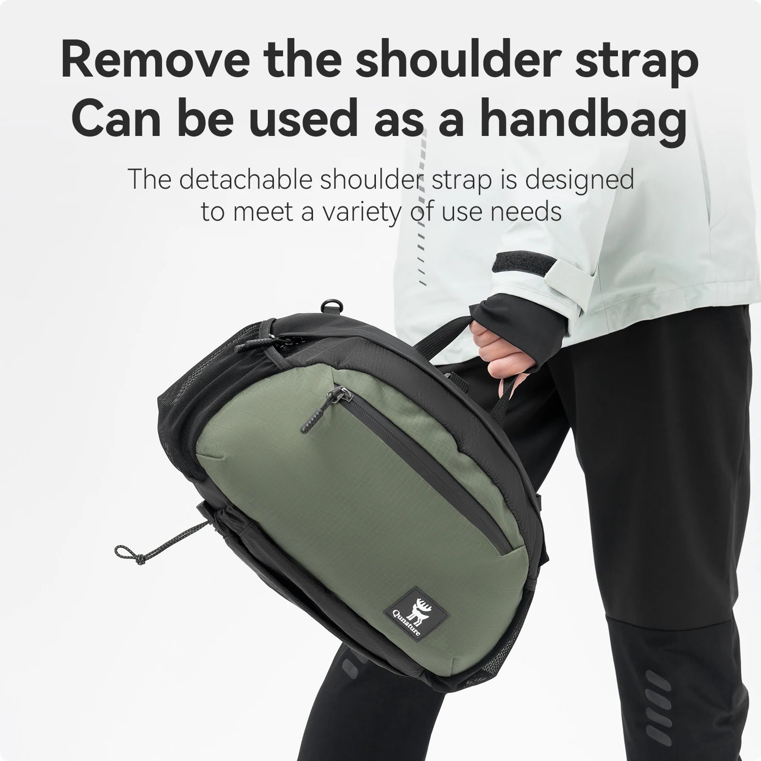 7.9L Lightweight Hiking Backpack with Detachable Strap