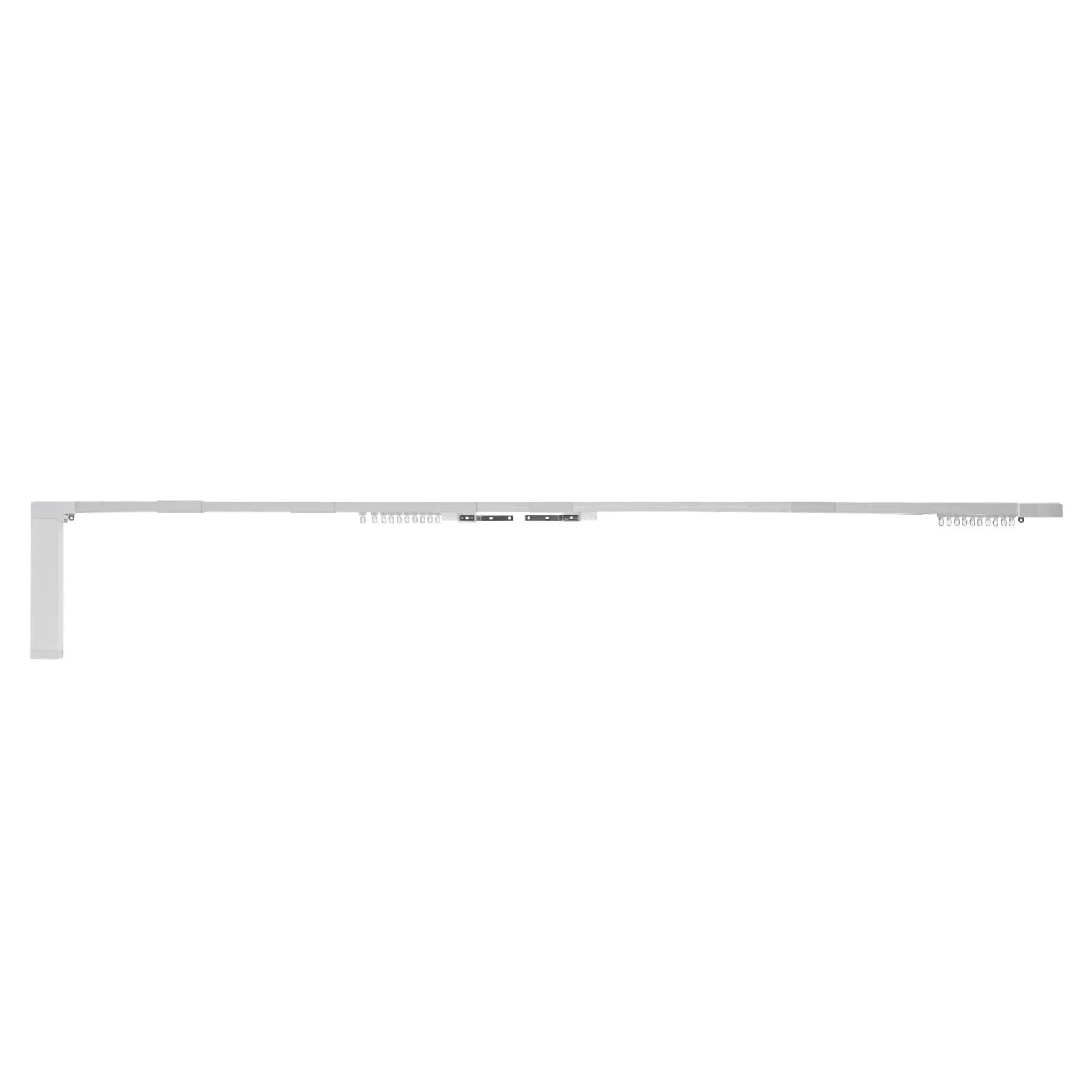 Smart Motorized Curtain Track with Remote, Timer & Quiet 13ft Rail