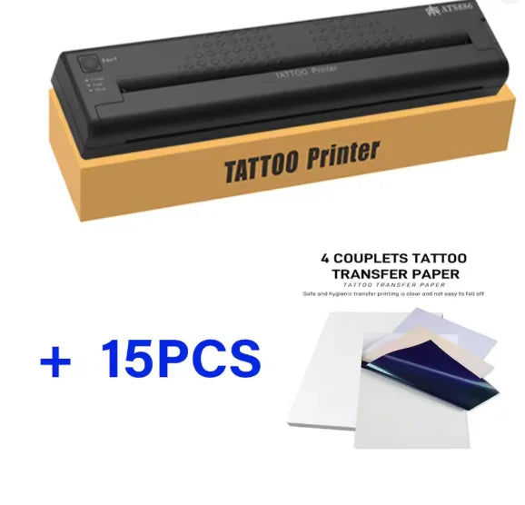 Tattoo Stencil Transfer Printer Machine ATS886 Tattoo Printer Portable Thermal Stencil Maker Line Photo Drawing Printing Copier