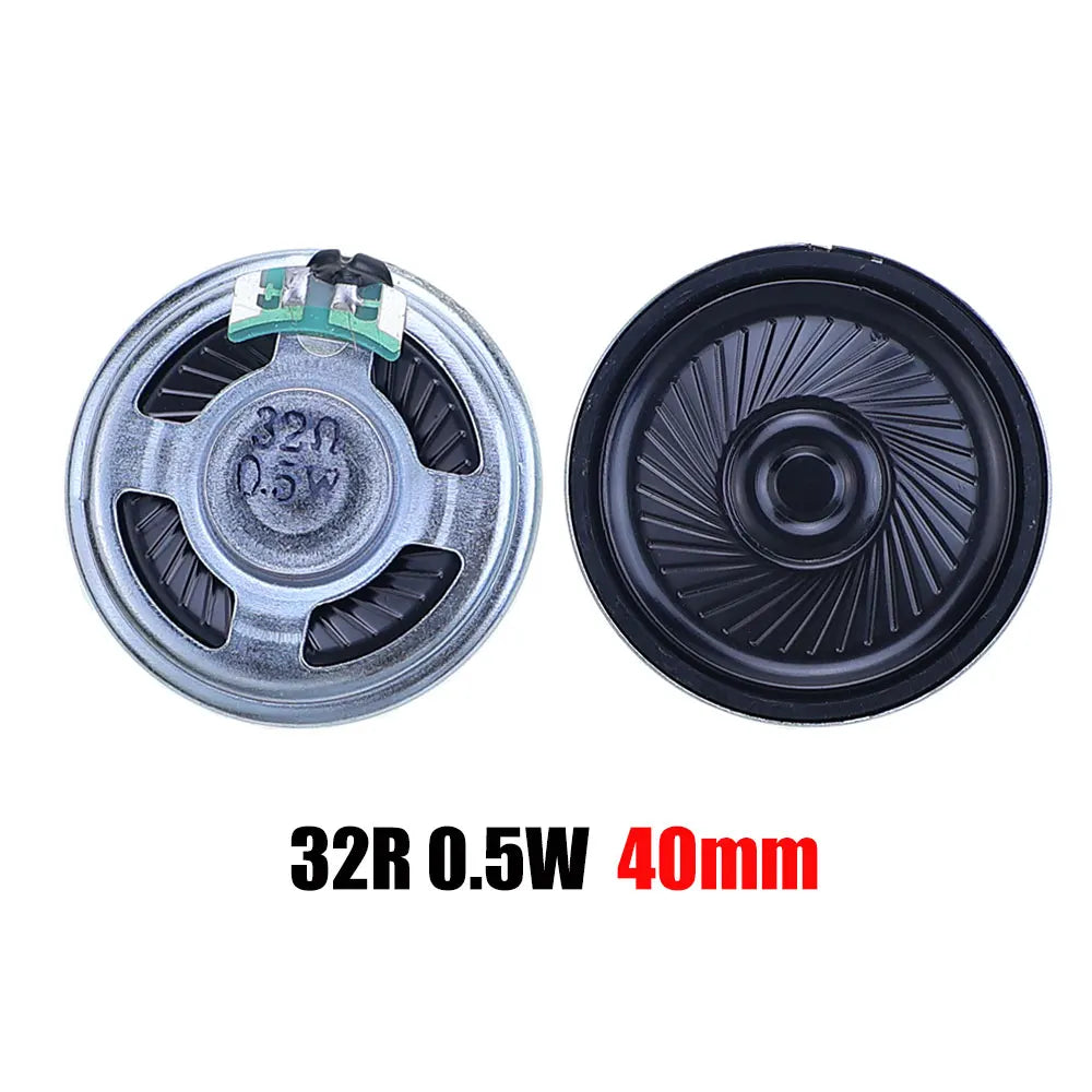 Mini Speaker Drivers, Impedance and Size Options, Pair
