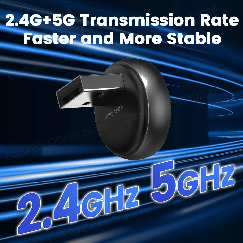 Wireless CarPlay and Android Auto USB Adapter