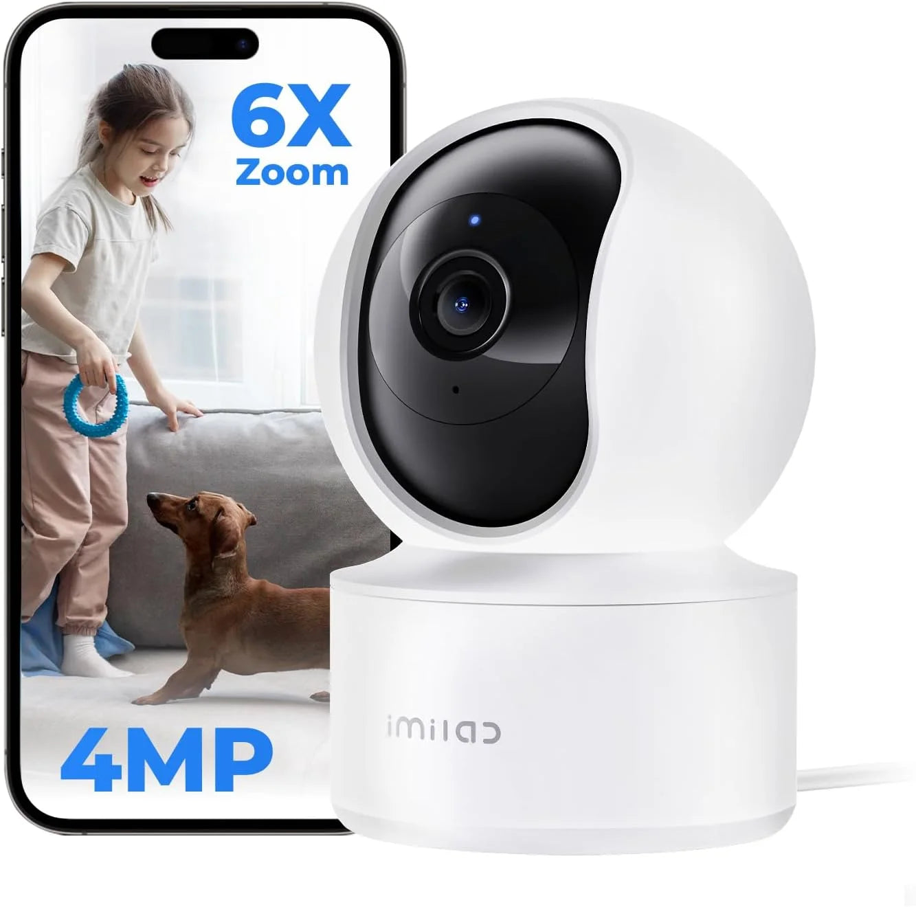 IMILAB C21 2.5K WiFi Indoor Baby Monitor with 360° Tracking