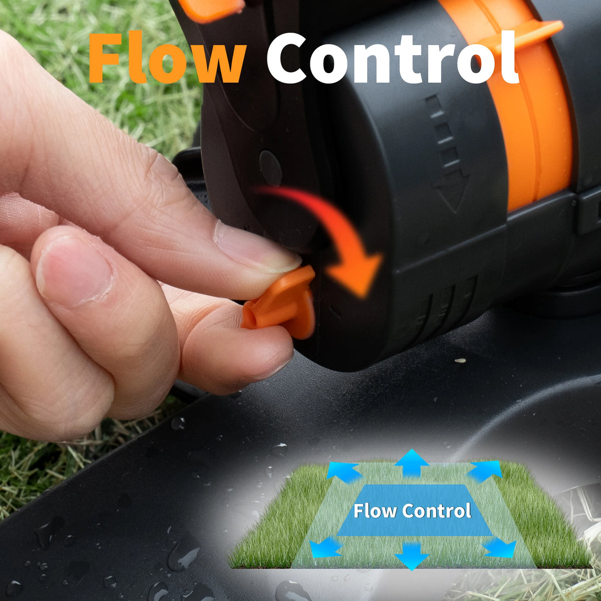 Adjustable Oscillating Garden Sprinkler