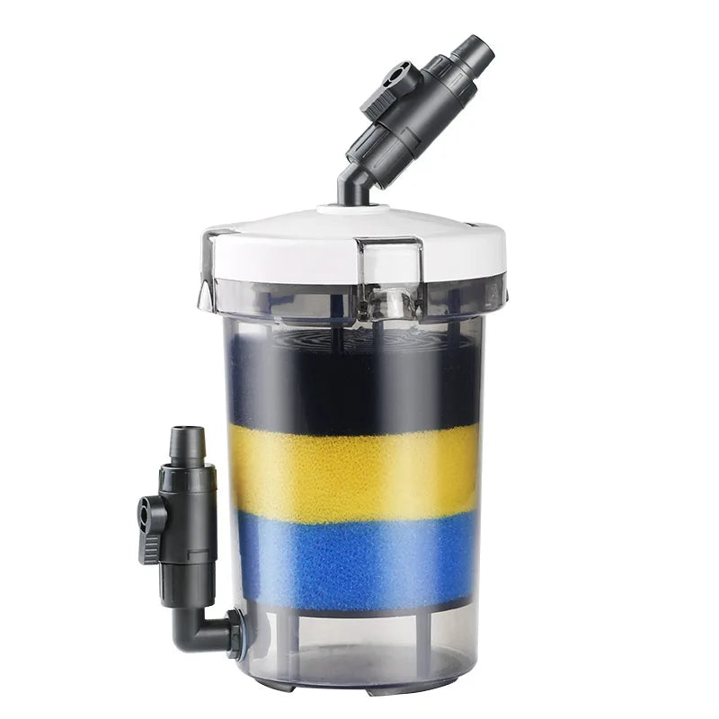 Ultra-Quiet Transparent Aquarium Filter Bucket