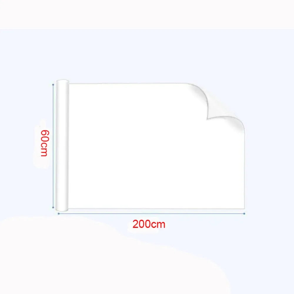 Static-Cling Whiteboard Sheet, 45/60cm × 2m
