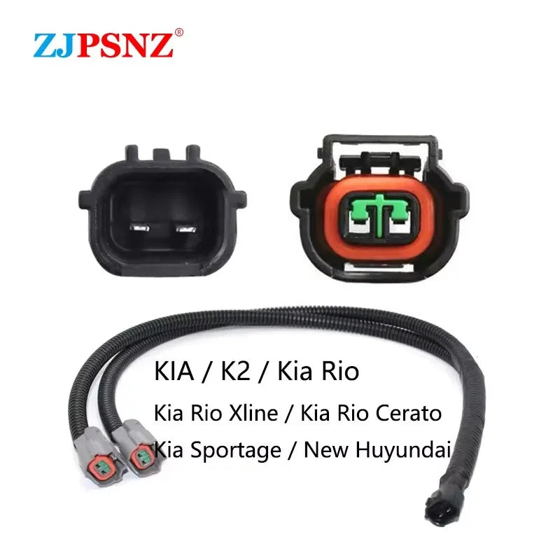 Adattatore per clacson auto, cablaggio con presa, spina femmina e maschio, cablaggio per clacson, conversione presa per clacson a chiocciola e altoparlante
