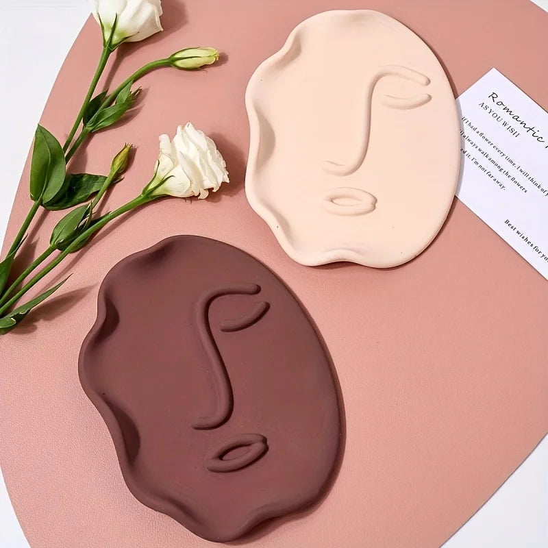 Gietmal voor hars: artistieke epoxyharsmal voor doe-het-zelfborden met onregelmatige vormen, handgemaakte mal voor opbergplateaus van gips en sieraden,