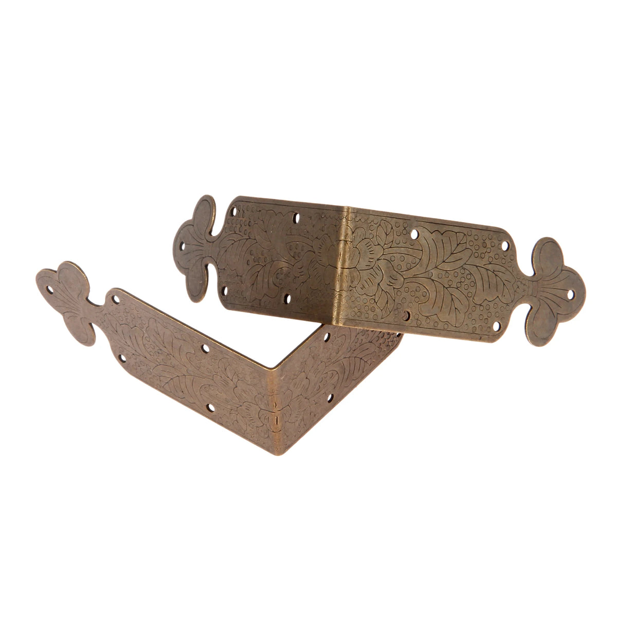 Möbeleckenschoner aus Messing, 65 × 25 mm, 2er-Set