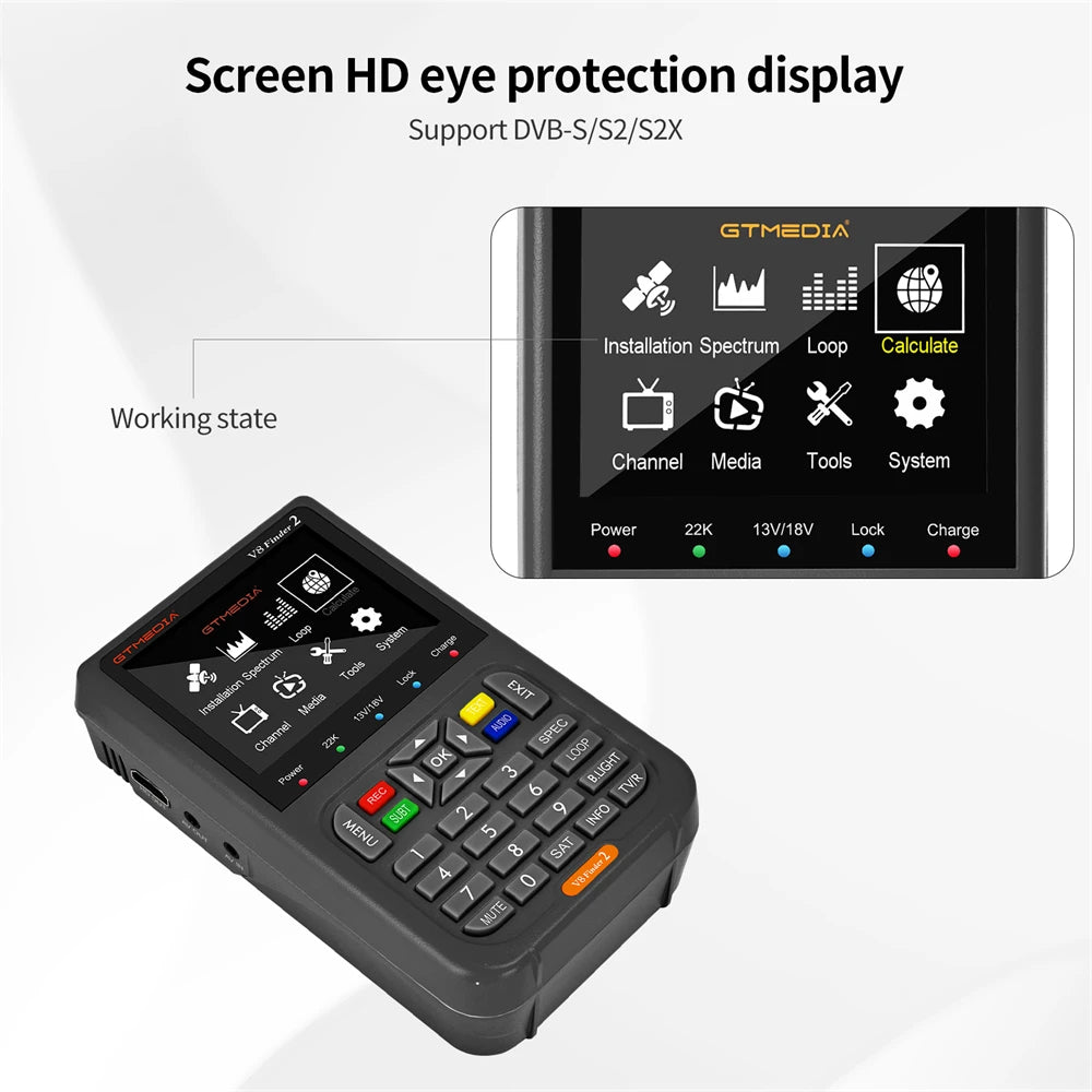 V8 Finder 2 Handheld Satellite Signal Meter