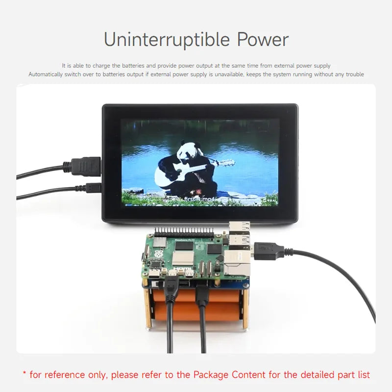 UPS HAT E for Raspberry Pi 5 - 21700 Battery Board