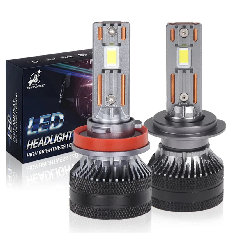 Kit de lâmpada LED para faróis 140W H7 H11 H1 H4 HB3 HB4 4300K 12V 2 peças