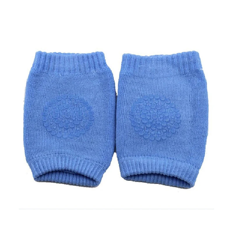 Cotton Baby Knee & Elbow Pads - Blue