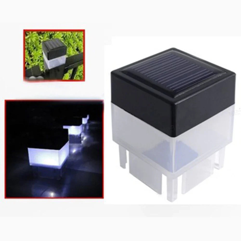 Solar LED Post Lamp, Warm or White Light