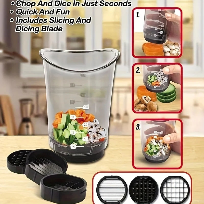 Handheld Fruit and Vegetable Slicer Cup