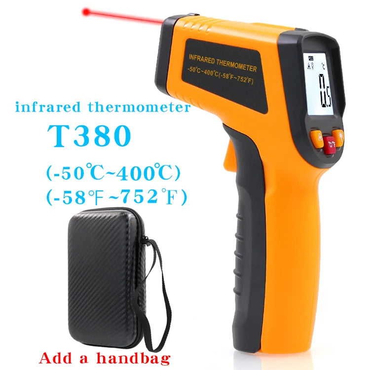 Håndholdt infrarødt overfladetermometer
