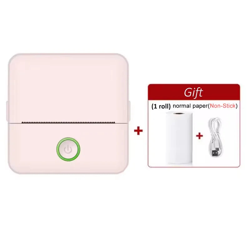 X6 Mini Taşınabilir Mürekkepsiz Etiket ve Fotoğraf Baskısı için Termal Yazıcı