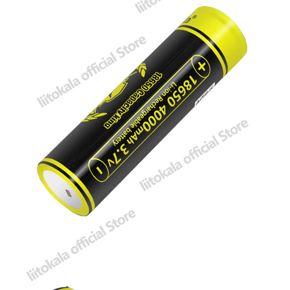 4pcs LiitoKala Lii-King4000 Highest Capacity 18650 4000mAh battery Original 3.6V Reachargeable batteries for flashligh