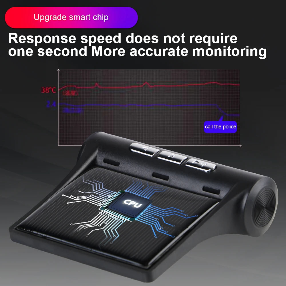 Solar TPMS Tire Pressure Monitoring System with External Sensors