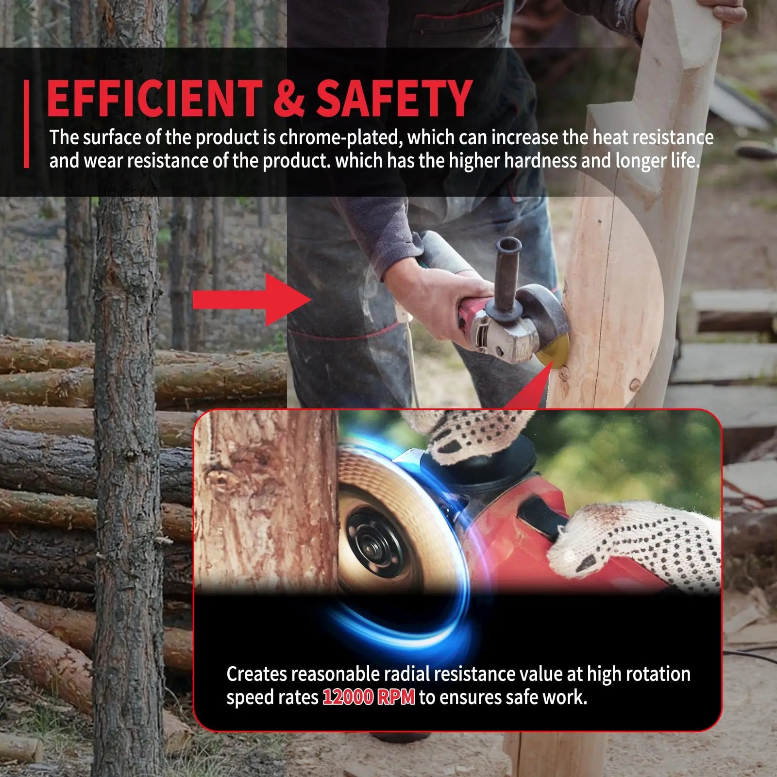 1/3pcs Woodworking Carving Wheel Polishing Wheel Versatile Sanding Disc Wood Shaping Tool Abrasive Disc 22mm inner diameter