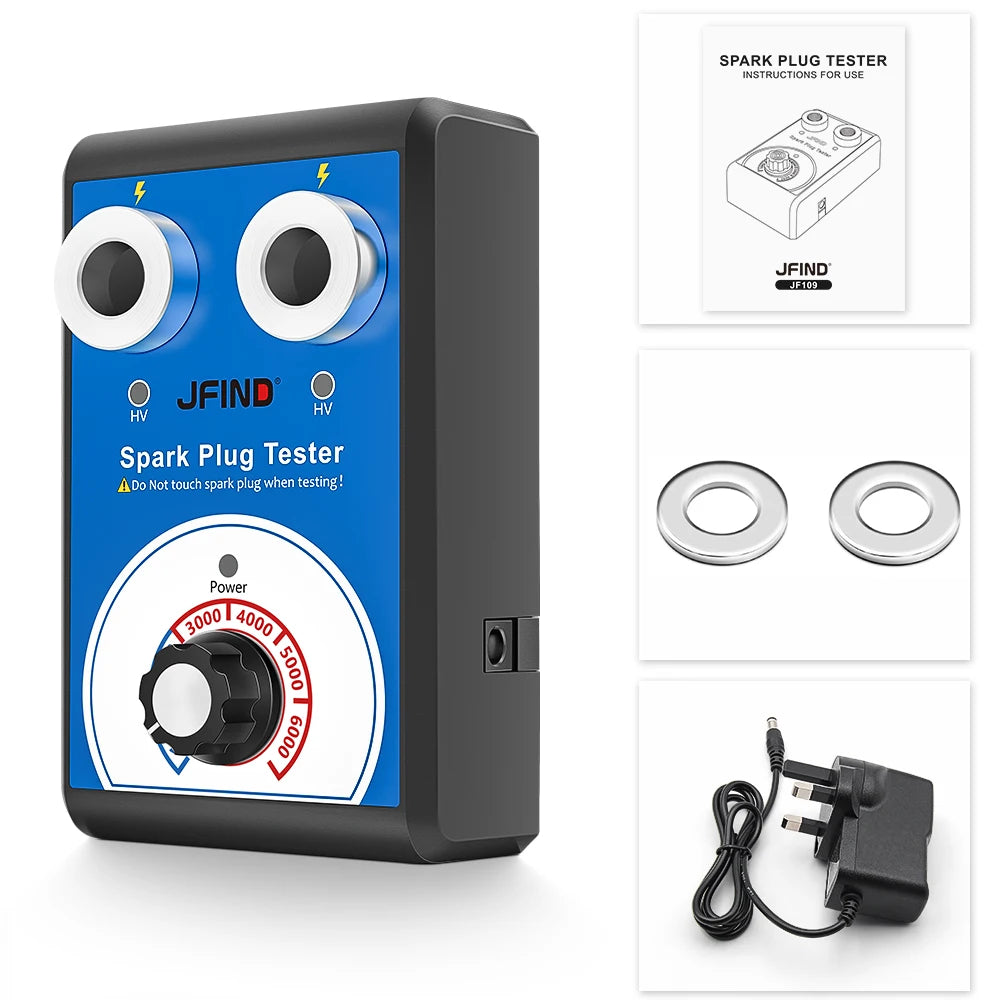 Tester svjećice, dvostruka bušotina, dijagnostički alat, automobil 12V, tester svjećice 0-6000rpm, detektor paljenja motora