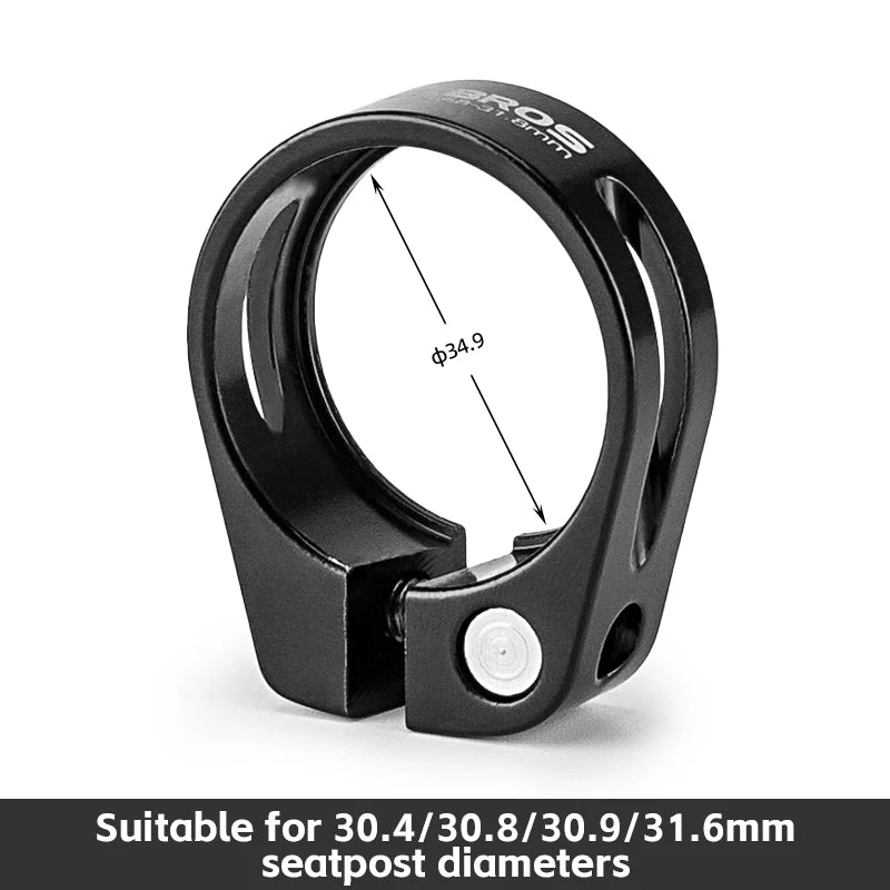 Quick Release Bicycle Seat Post Clamp Aluminum Alloy Bike Seat Clamp