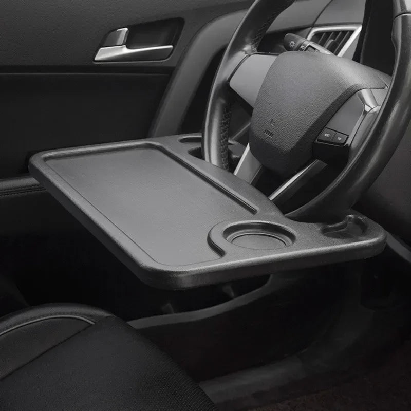 Vassoio per volante per auto parcheggiate