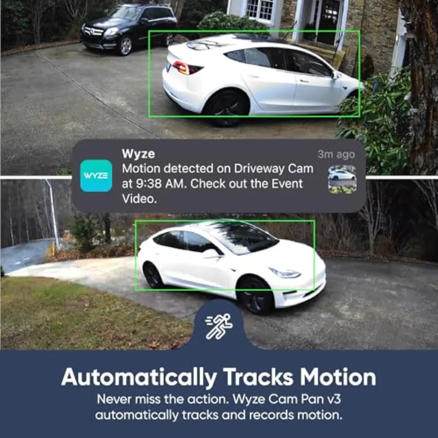 1080P Indoor/Outdoor Security Camera with 360° Pan/Tilt