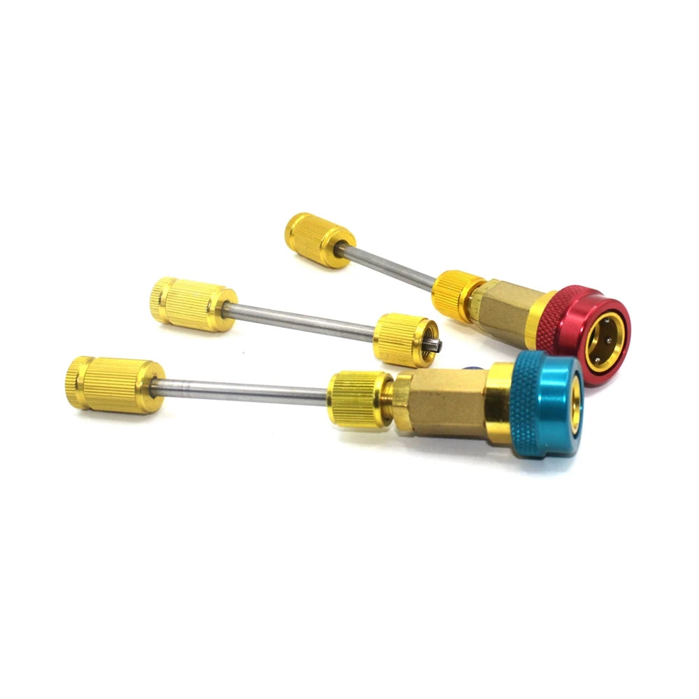 Remocor/Extractores de núcleo de válvula R134a R12, instalador, herramienta de reparación de válvula de aire acondicionado del coche, removedor rápido, presión alta/baja