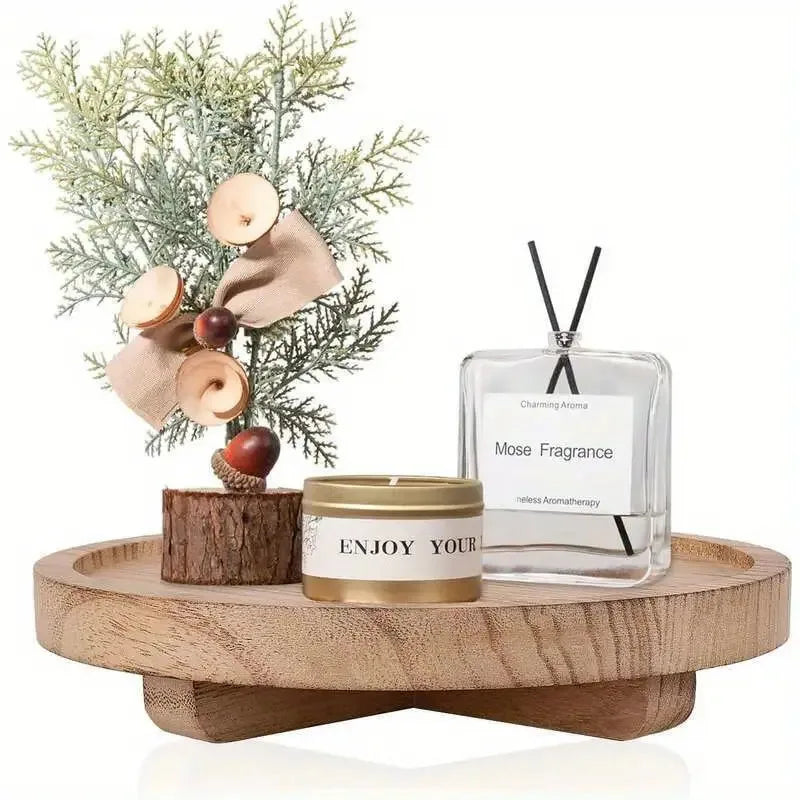 Wooden Countertop Storage and Display Tray
