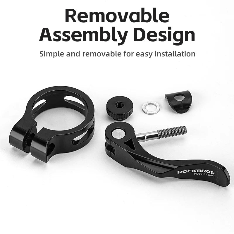 Quick Release Bicycle Seat Post Clamp Aluminum Alloy Bike Seat Clamp