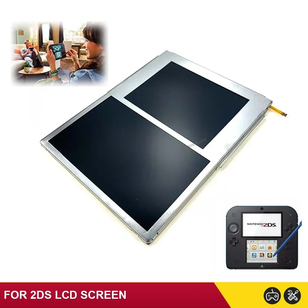 1PCS Original NEW Top Bottom LCD Display Screen For 2DS Replacement LCD Screen Accessories Dropshipping