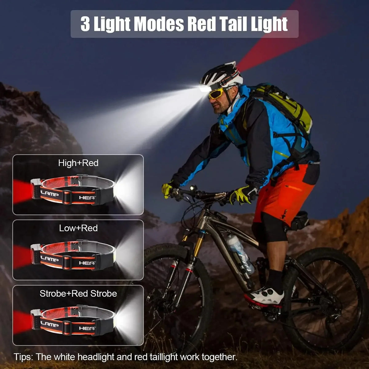 G13 Rechargeable COB LED Headlamp