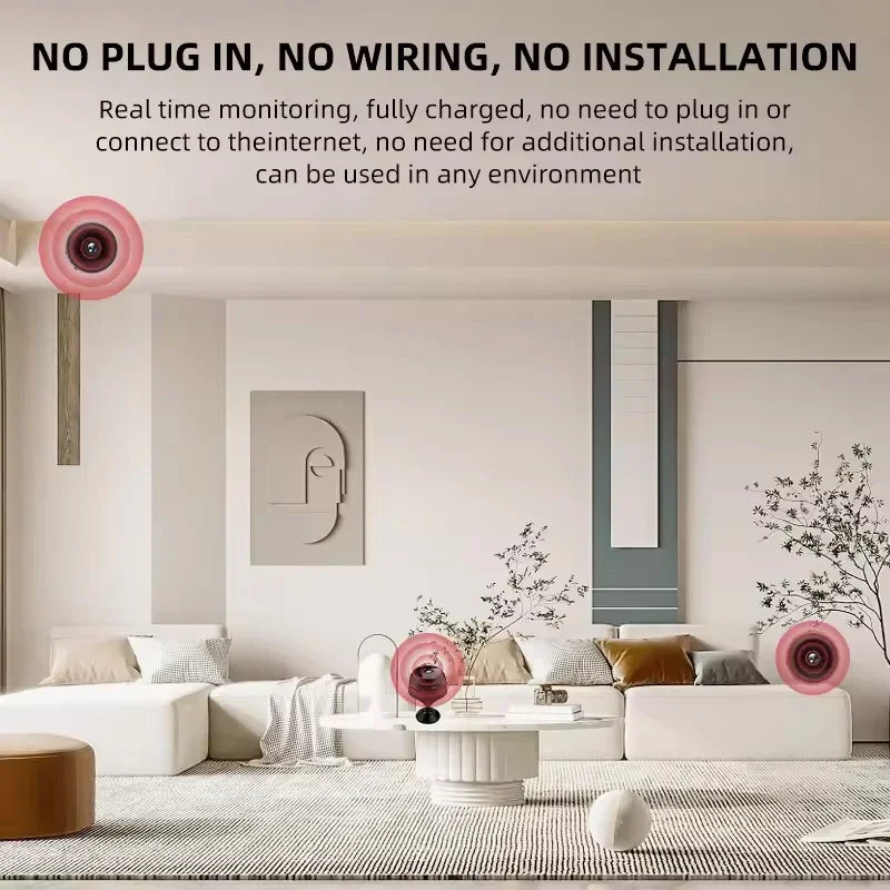 Wireless Indoor Surveillance Camera with HD Audio