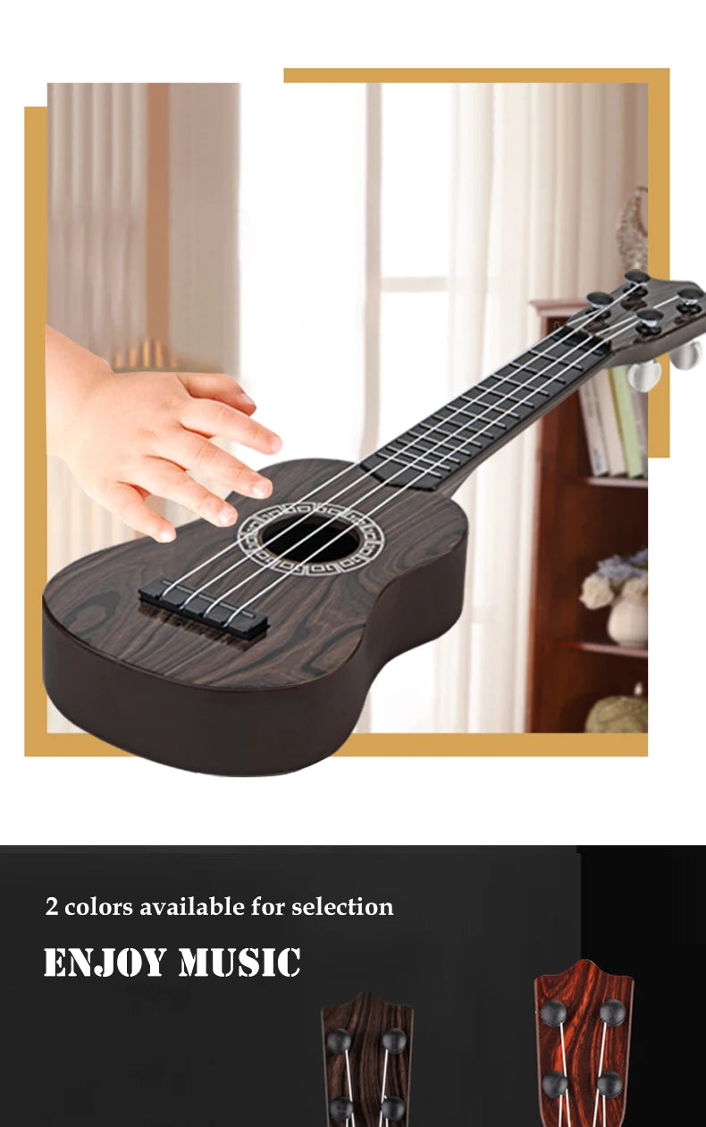 Children's Plastic Ukulele-Style Guitar Toy
