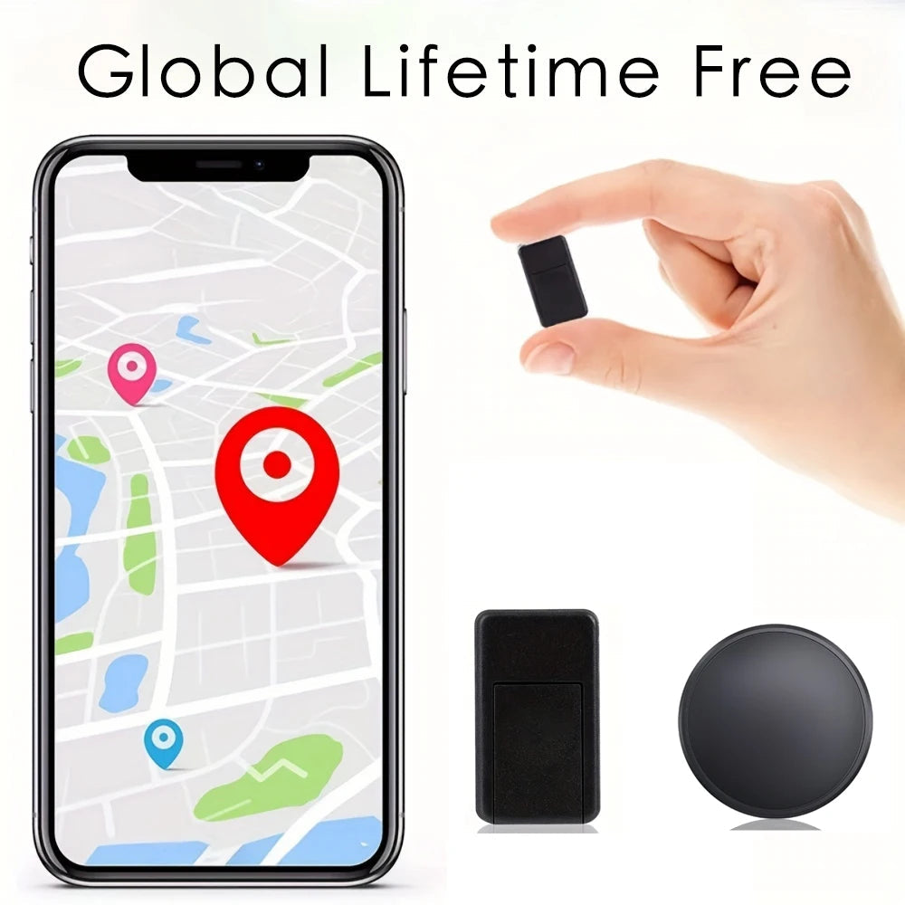 GPS Tracker Mini Global Positioning System For Car Bike Pet Children Real Time Tracking Locator Magnetic Anti-lost Tag GSM App