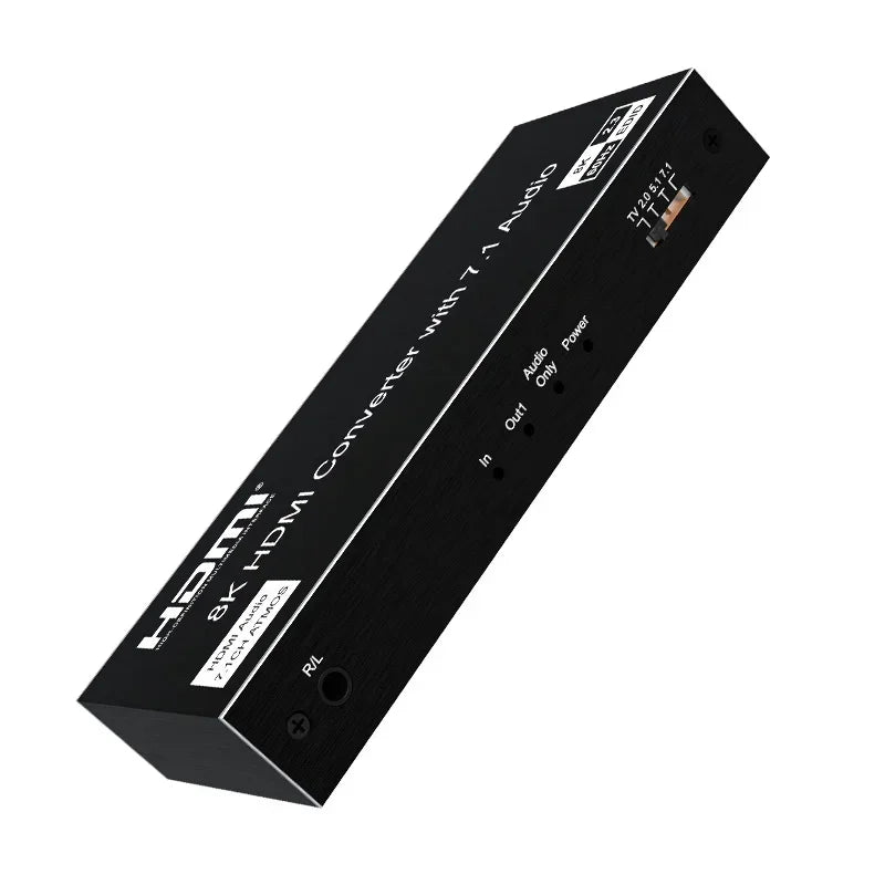 Estrattore audio HDMI 2.1 con uscite ottiche e coassiali